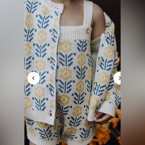 Floral Sweater Romper​​